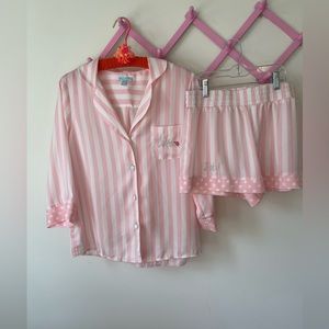 Blue by Betsey Johnson lounge/PJ bridal set